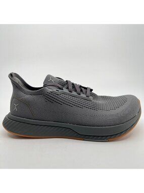 Flux Footwear Adapt Runner Gray Gum Mens Size 10.5 Athletic Knit Shoes Sneakers